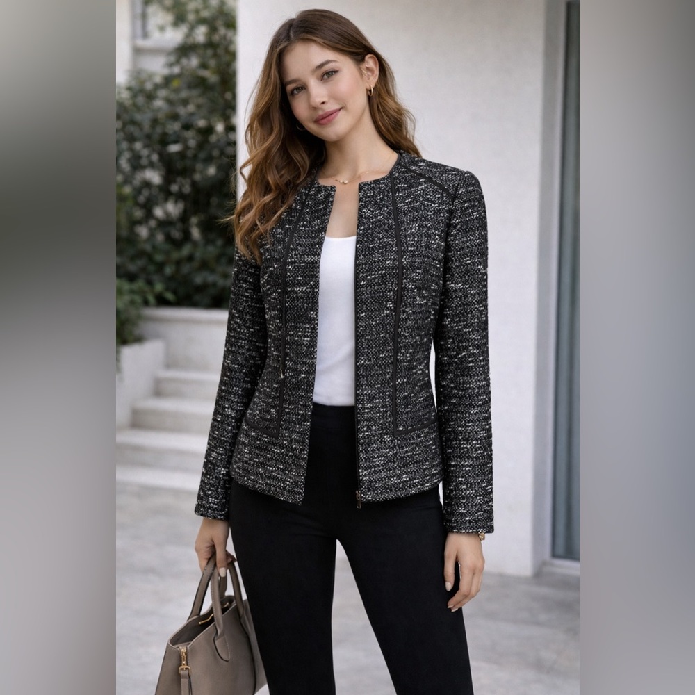 Tahari Woven Jacket